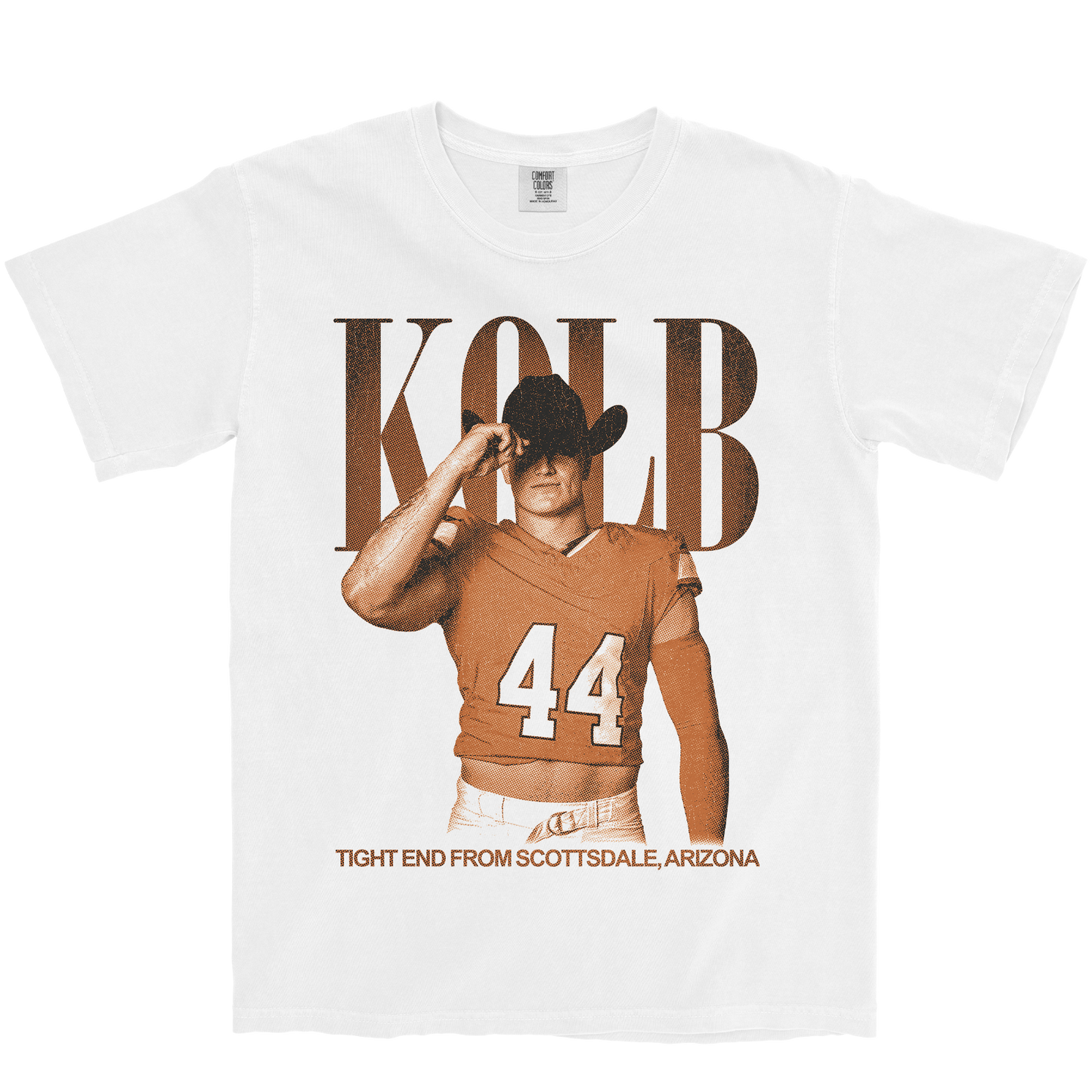 CARSON KOLB VINTAGE WHITE TEE