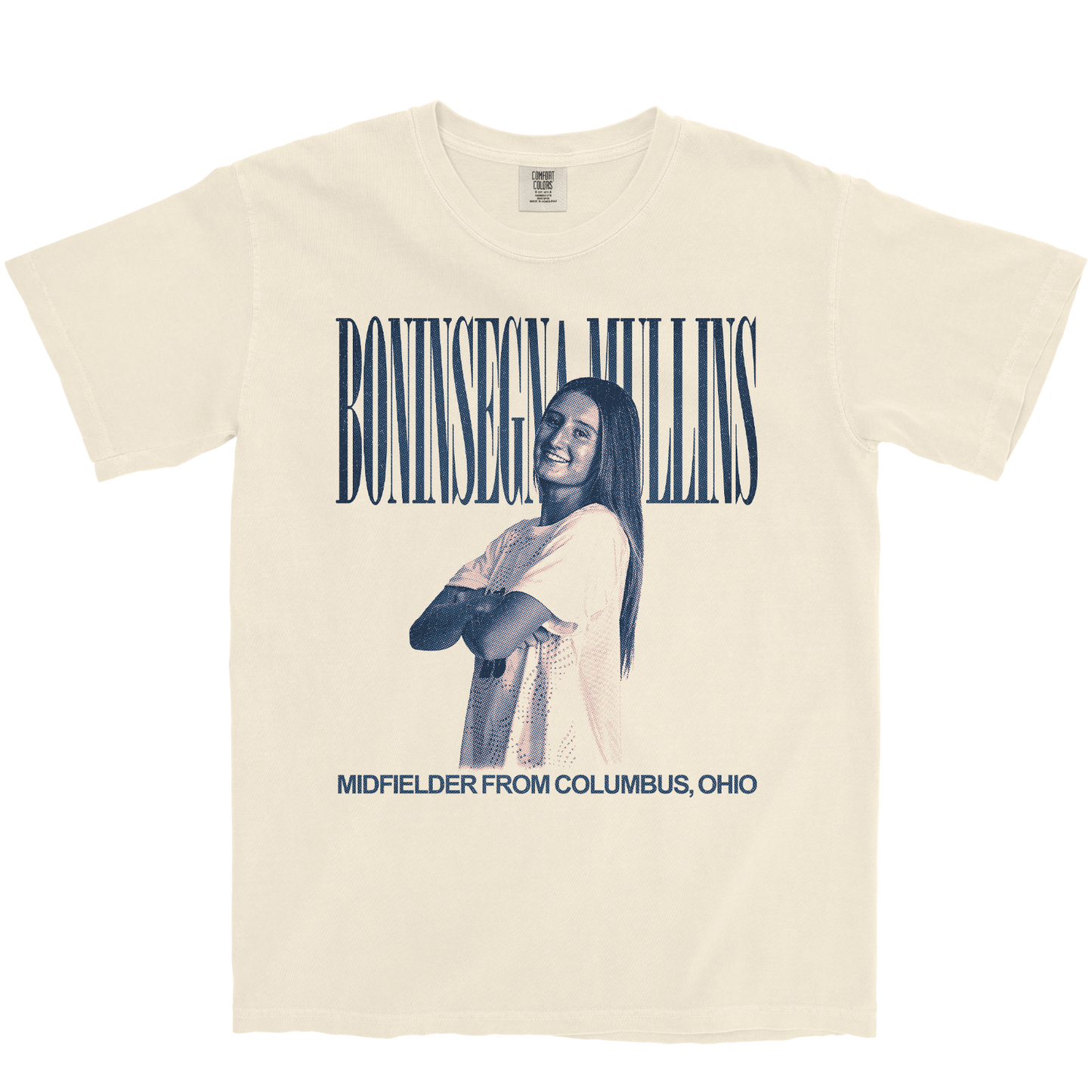 HARPER BONINSEGNA-MULLINS VINTAGE IVORY TEE