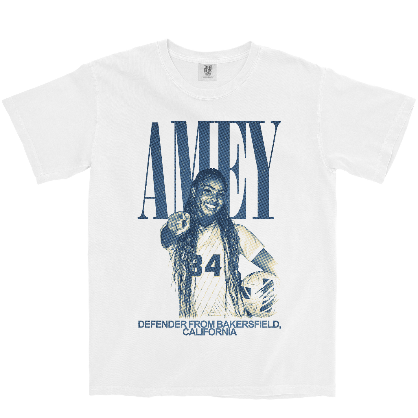 JUSTYCE AMEY VINTAGE WHITE TEE