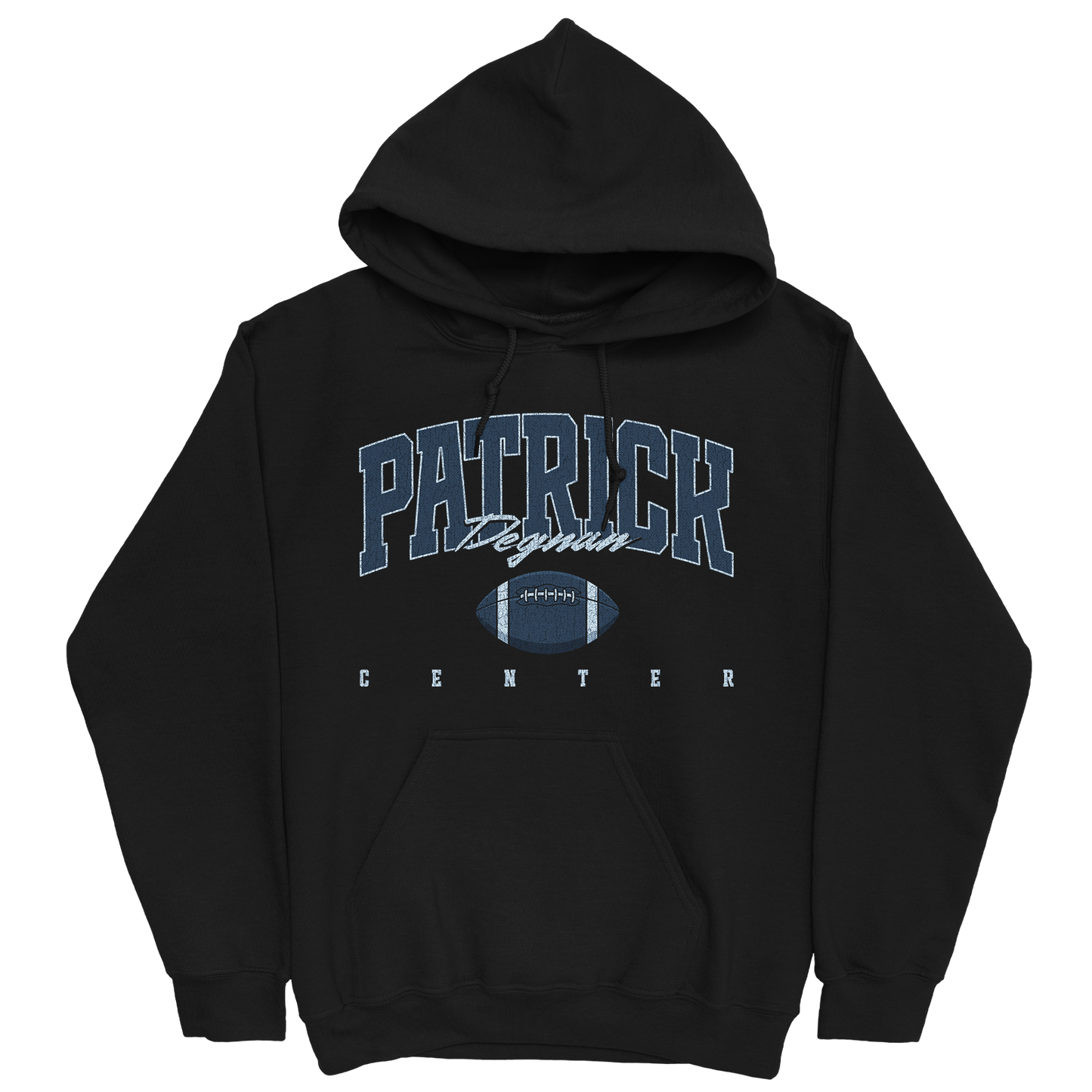 PATRICK DEGNAN RETRO BLACK HOODIE