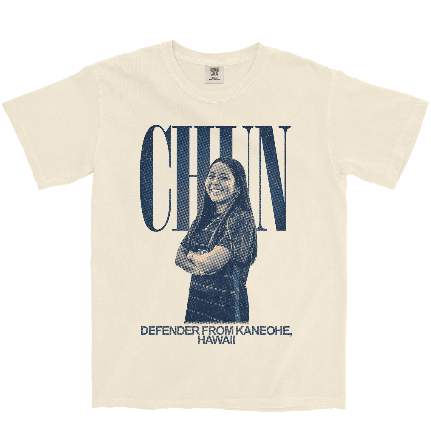 ELLA CHUN VINTAGE IVORY TEE