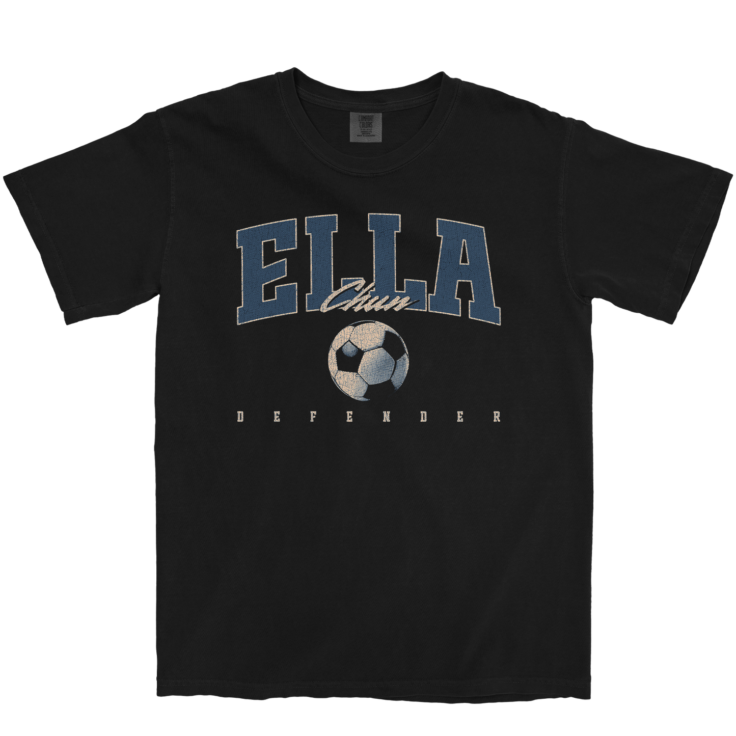 ELLA CHUN RETRO BLACK TEE