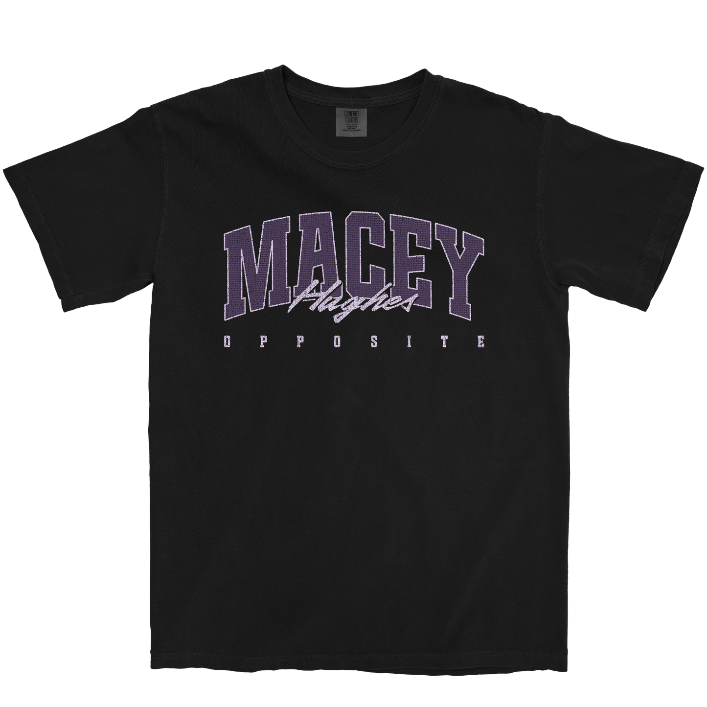 MACEY HUGHES RETRO BLACK TEE