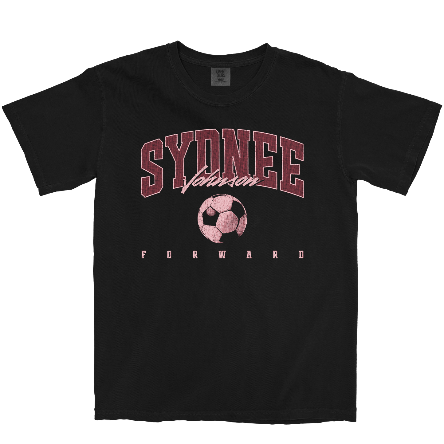 SYDNEE JOHNSON RETRO BLACK TEE