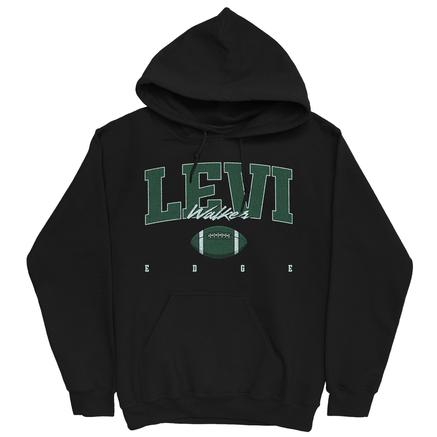 LEVI WALKER RETRO BLACK HOODIE