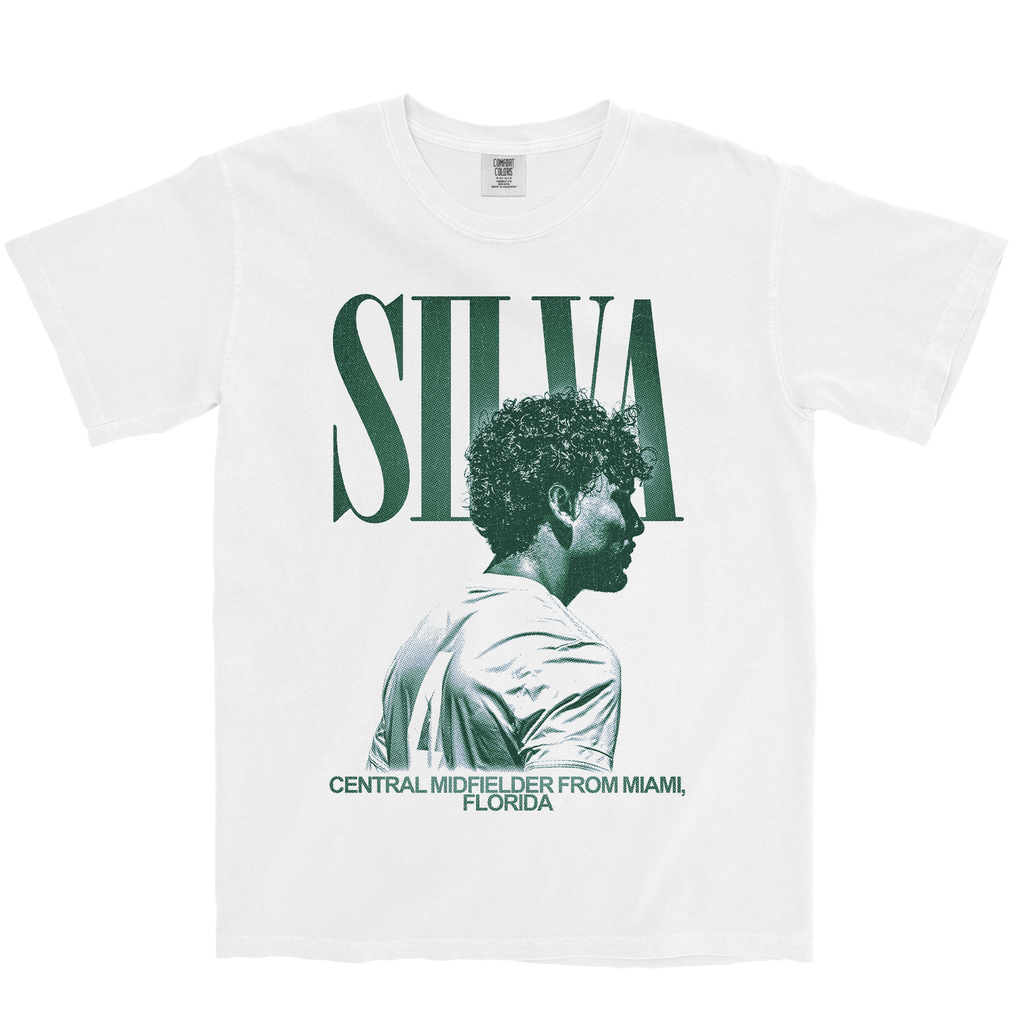 SAUL SILVA VINTAGE WHITE TEE