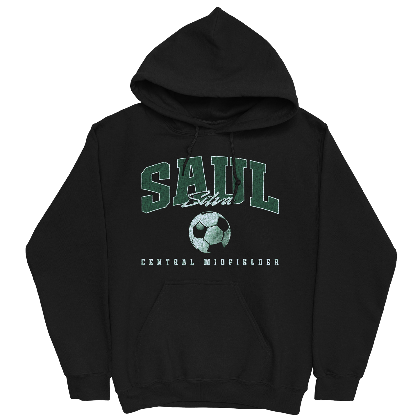 SAUL SILVA RETRO BLACK HOODIE