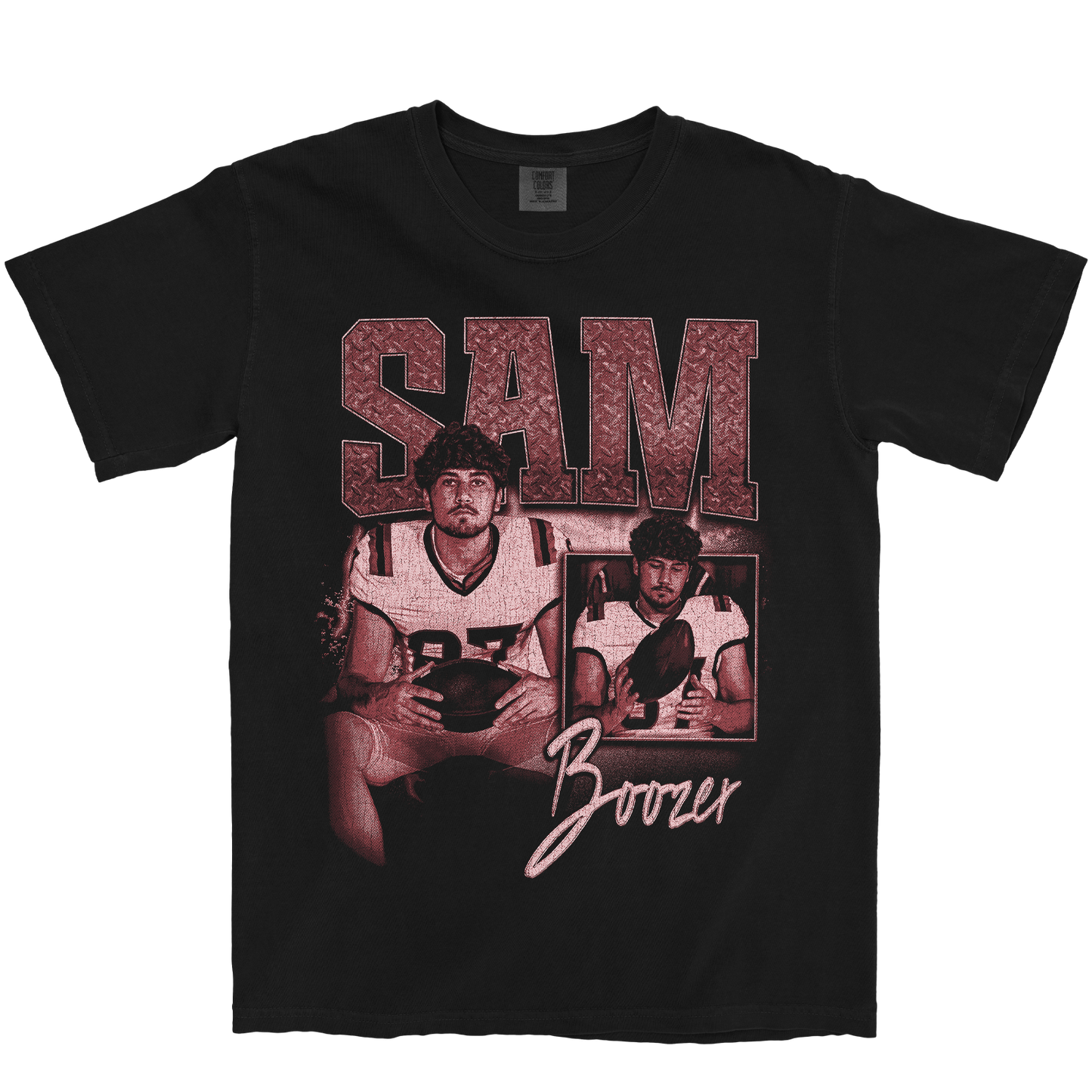 SAM BOOZER GRAPHIC BLACK TEE