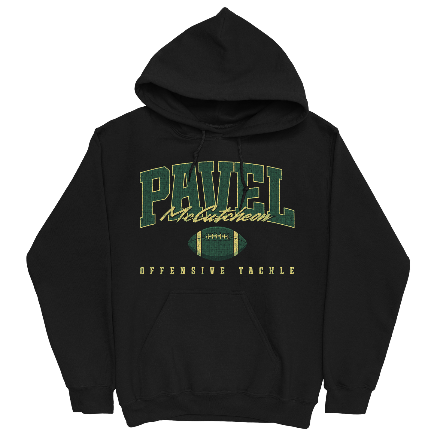 PAVEL MCCUTCHEON RETRO BLACK HOODIE