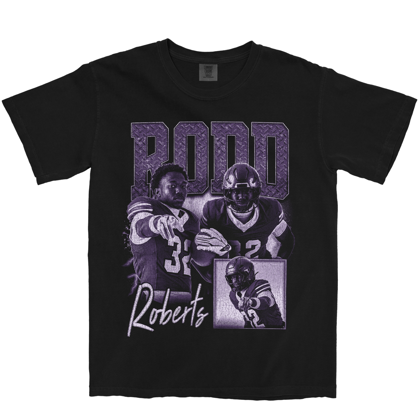 RODD ROBERTS GRAPHIC BLACK TEE