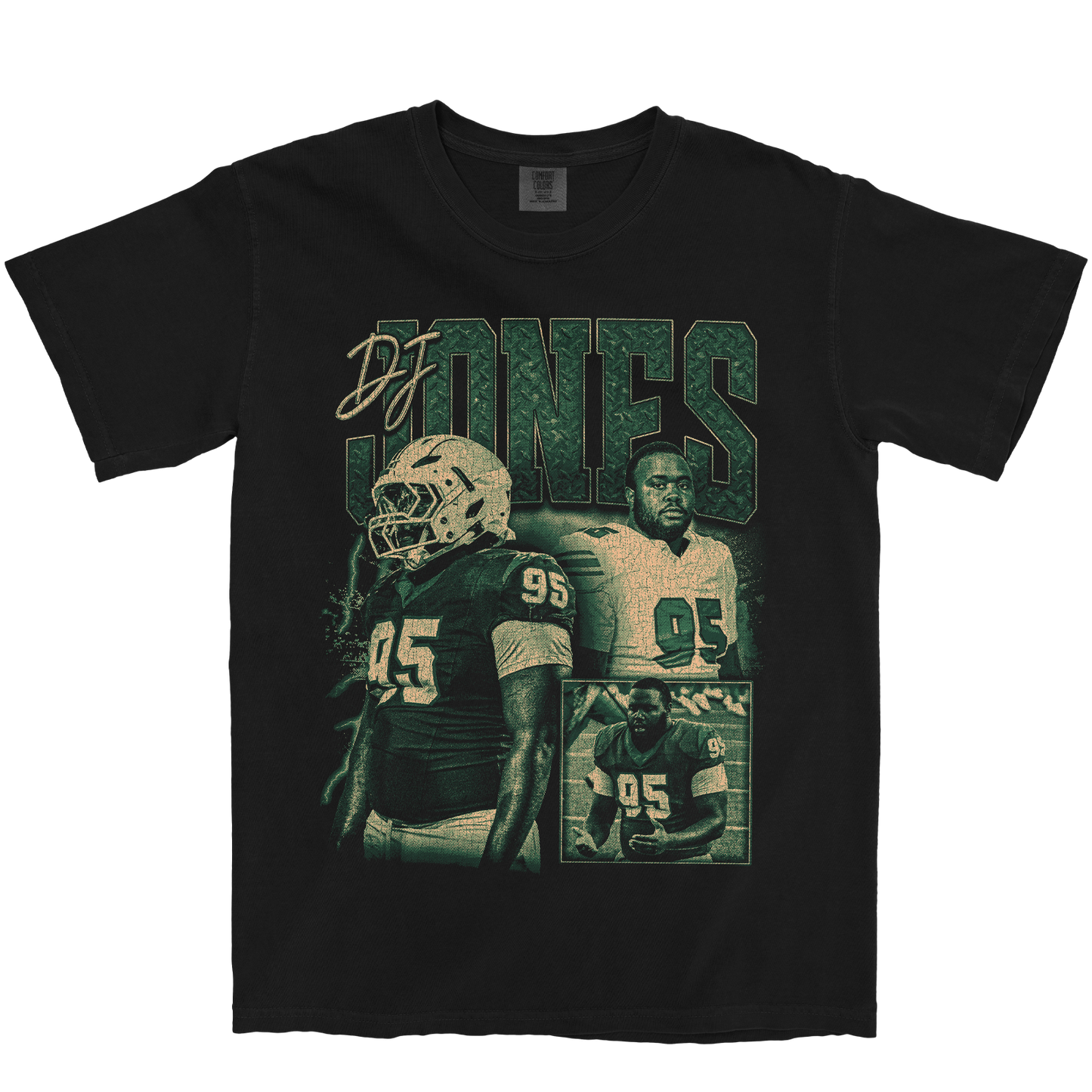 DJ JONES GRAPHIC BLACK TEE