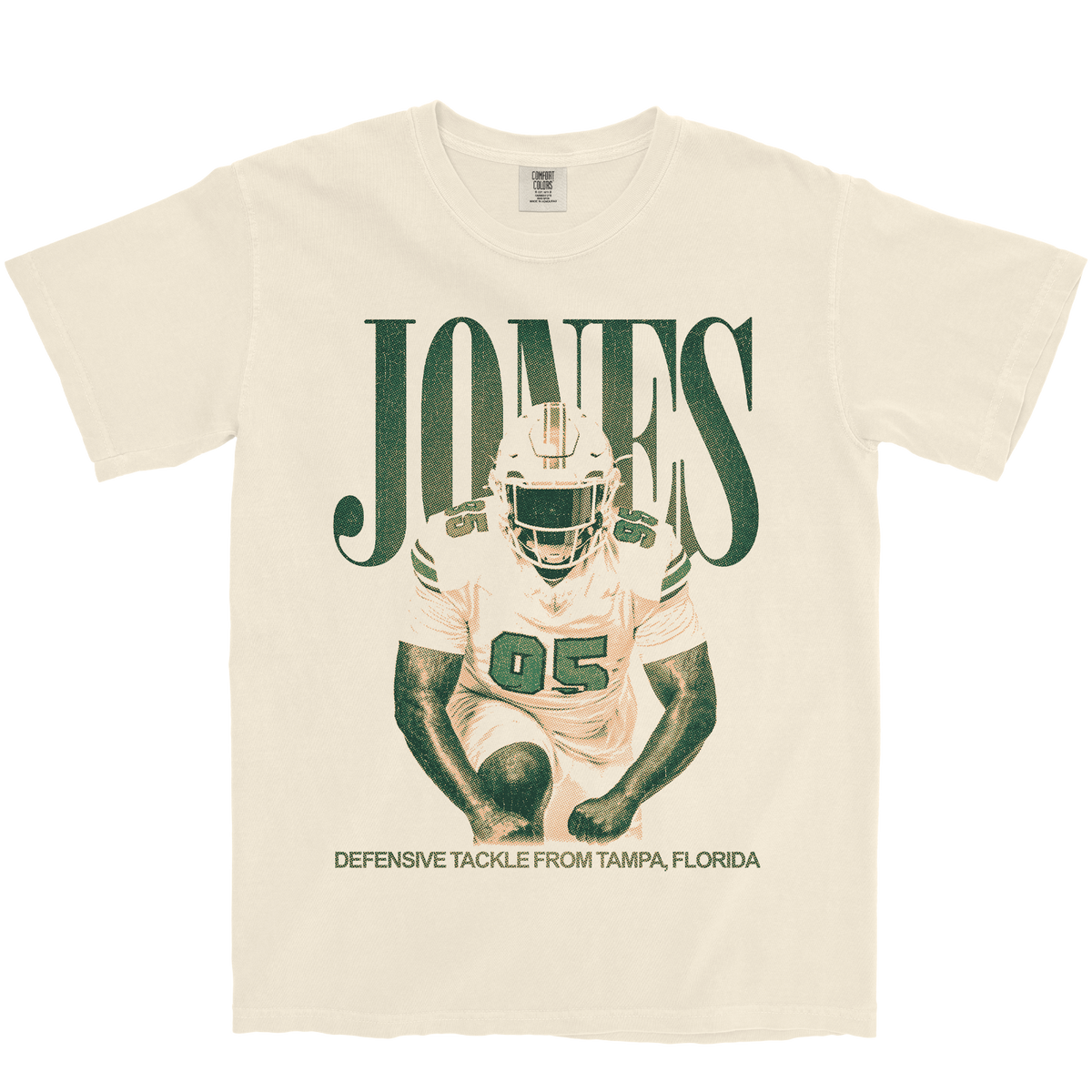 DJ JONES VINTAGE IVORY TEE