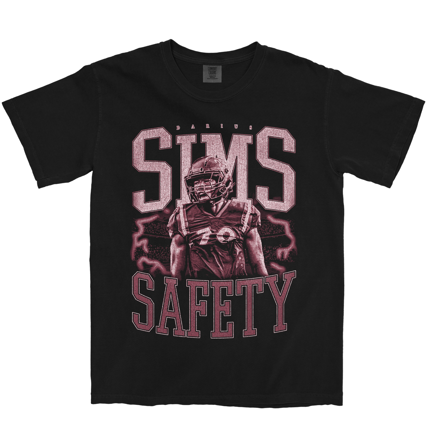 DARIUS SIMS VINTAGE BLACK TEE
