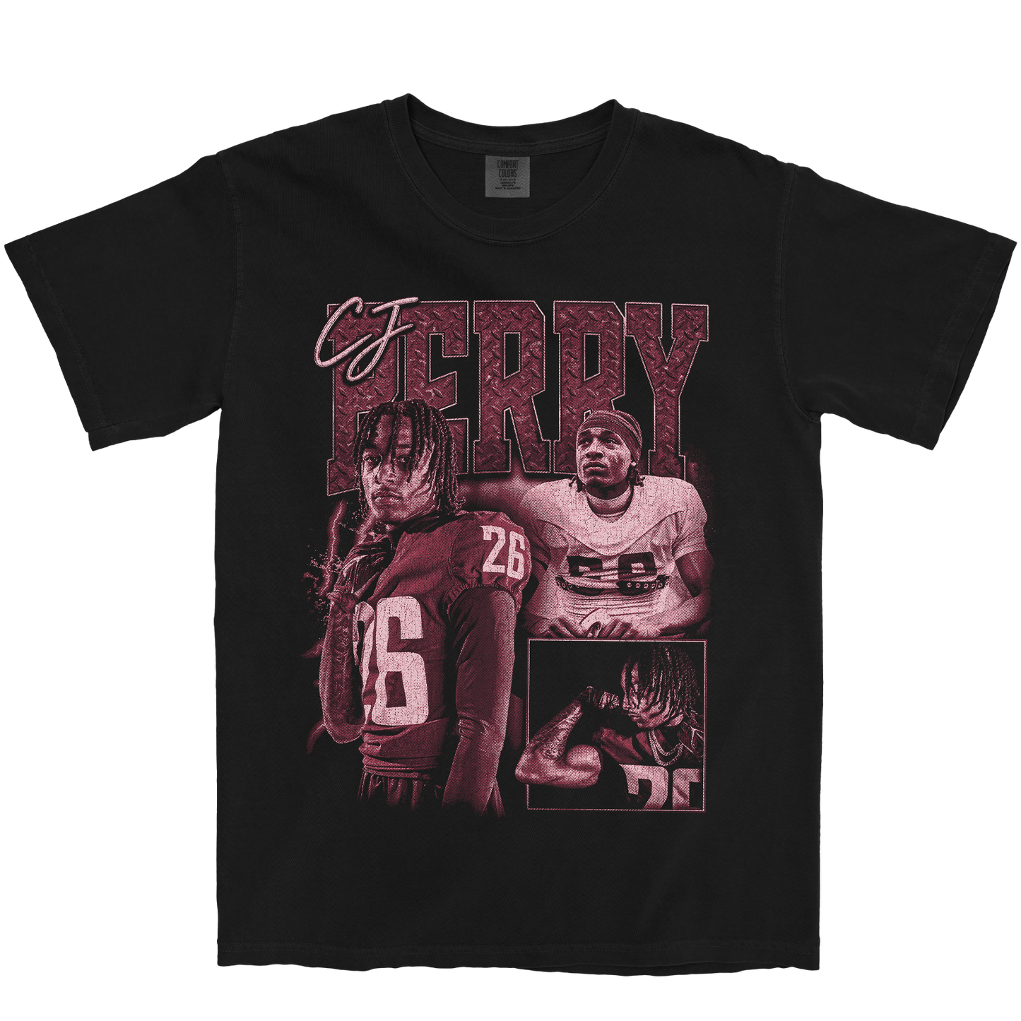 CJ PERRY GRAPHIC BLACK TEE