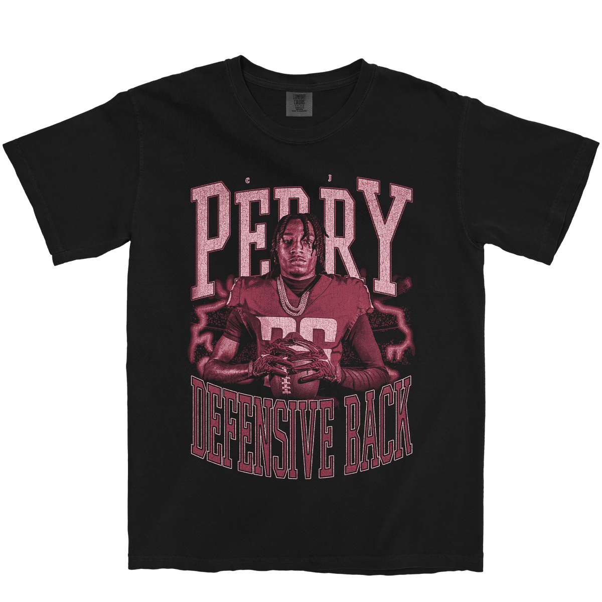 CJ PERRY VINTAGE BLACK TEE