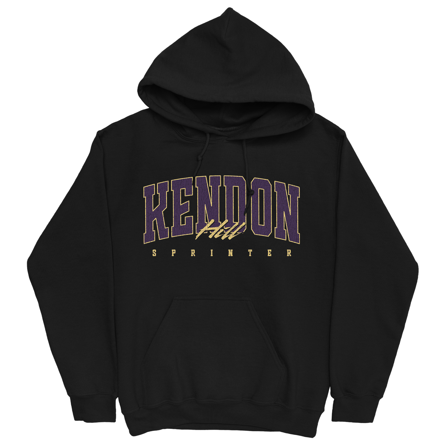 KENDON HILL RETRO BLACK HOODIE