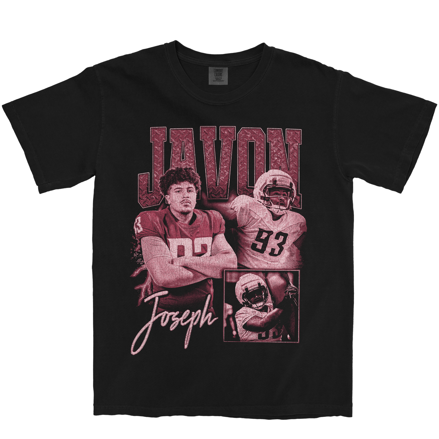 JAVON JOSEPH GRAPHIC BLACK TEE