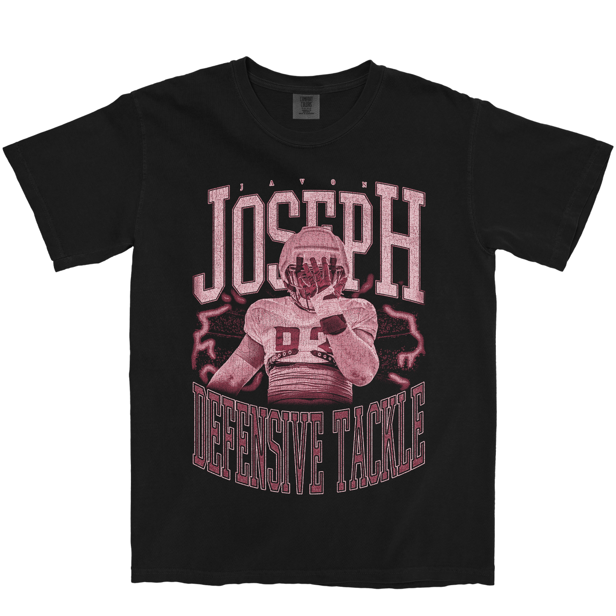 JAVON JOSEPH VINTAGE BLACK TEE
