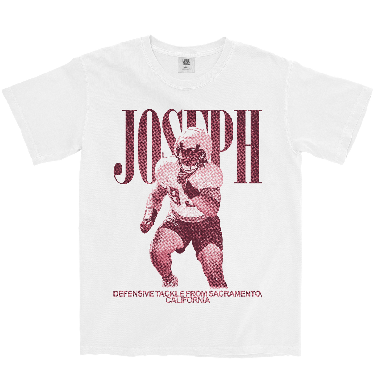 JAVON JOSEPH VINTAGE WHITE TEE
