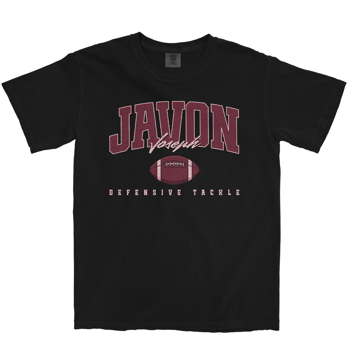 JAVON JOSEPH RETRO BLACK TEE