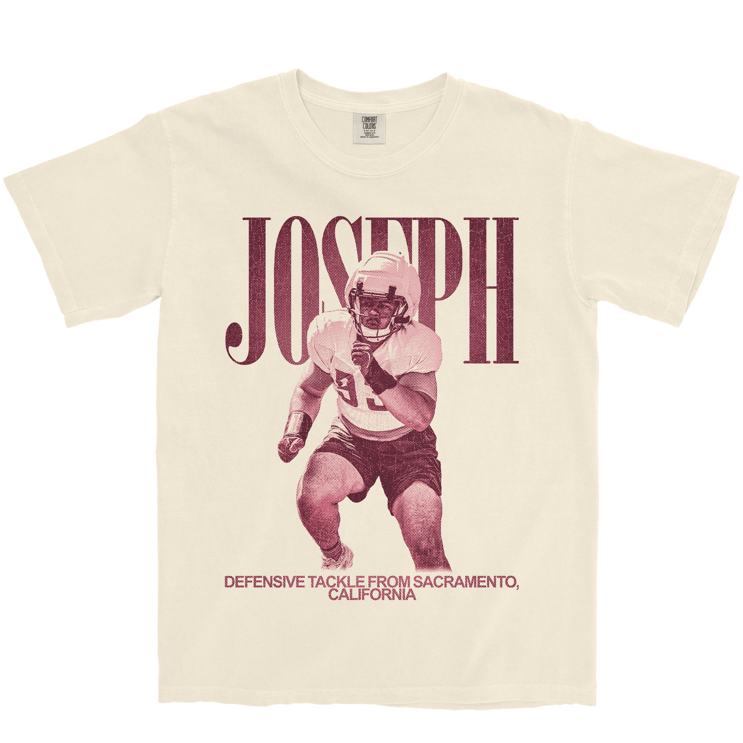 JAVON JOSEPH VINTAGE IVORY TEE
