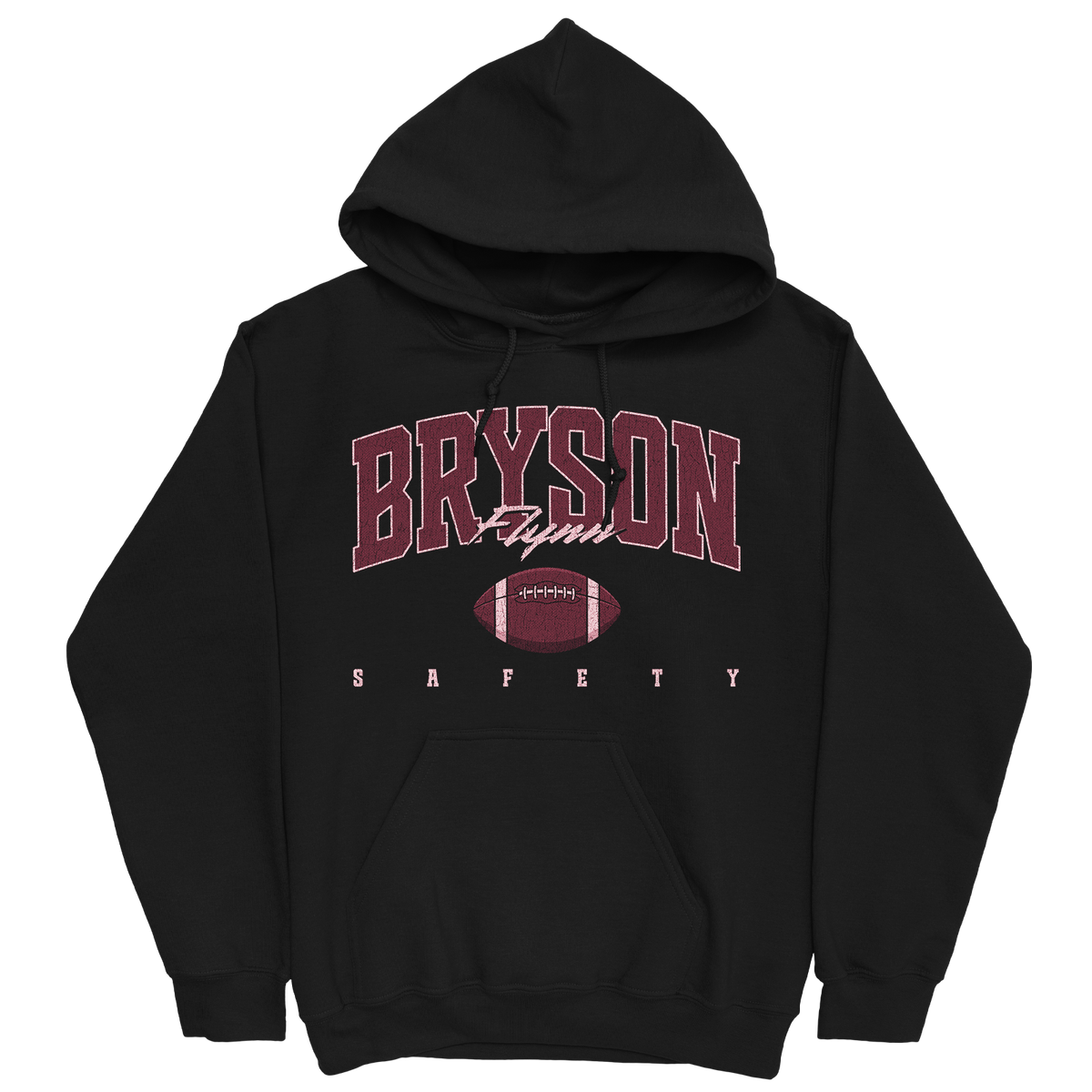 BRYSON FLYNN RETRO BLACK HOODIE