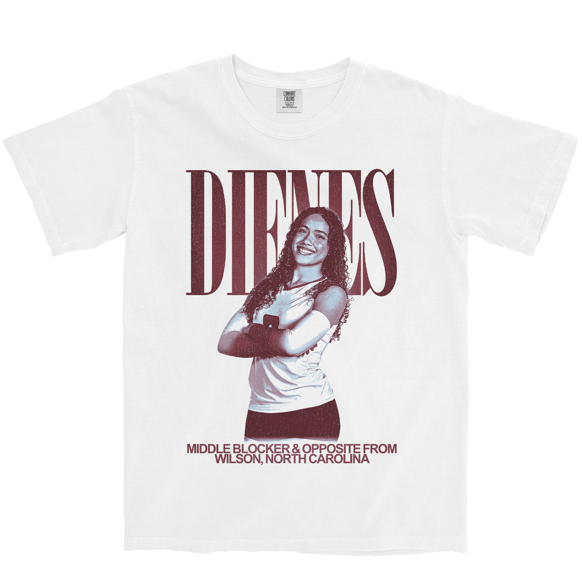 ASHLEY DIENES VINTAGE WHITE TEE