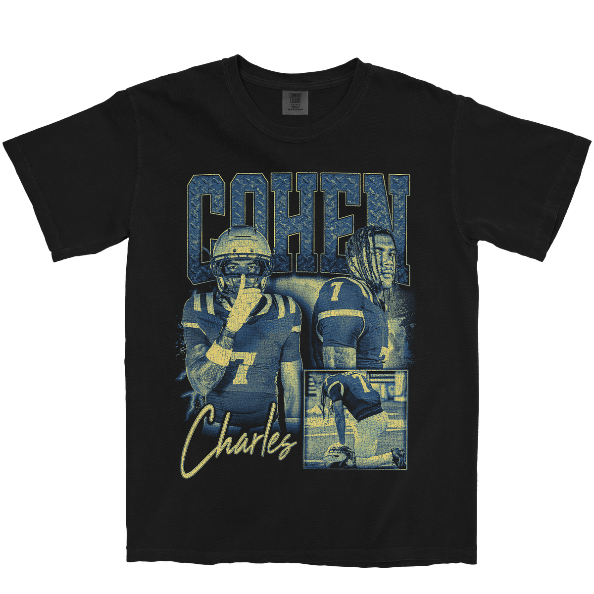 COHEN CHARLES GRAPHIC BLACK TEE