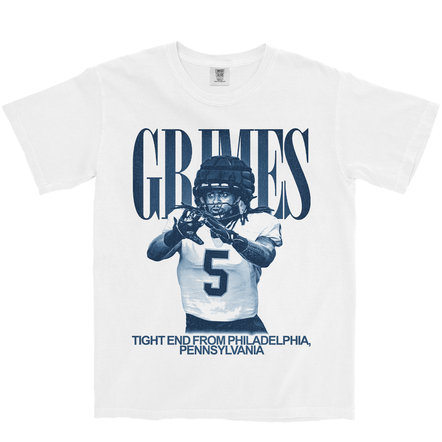 ISAIAH GRIMES VINTAGE WHITE TEE