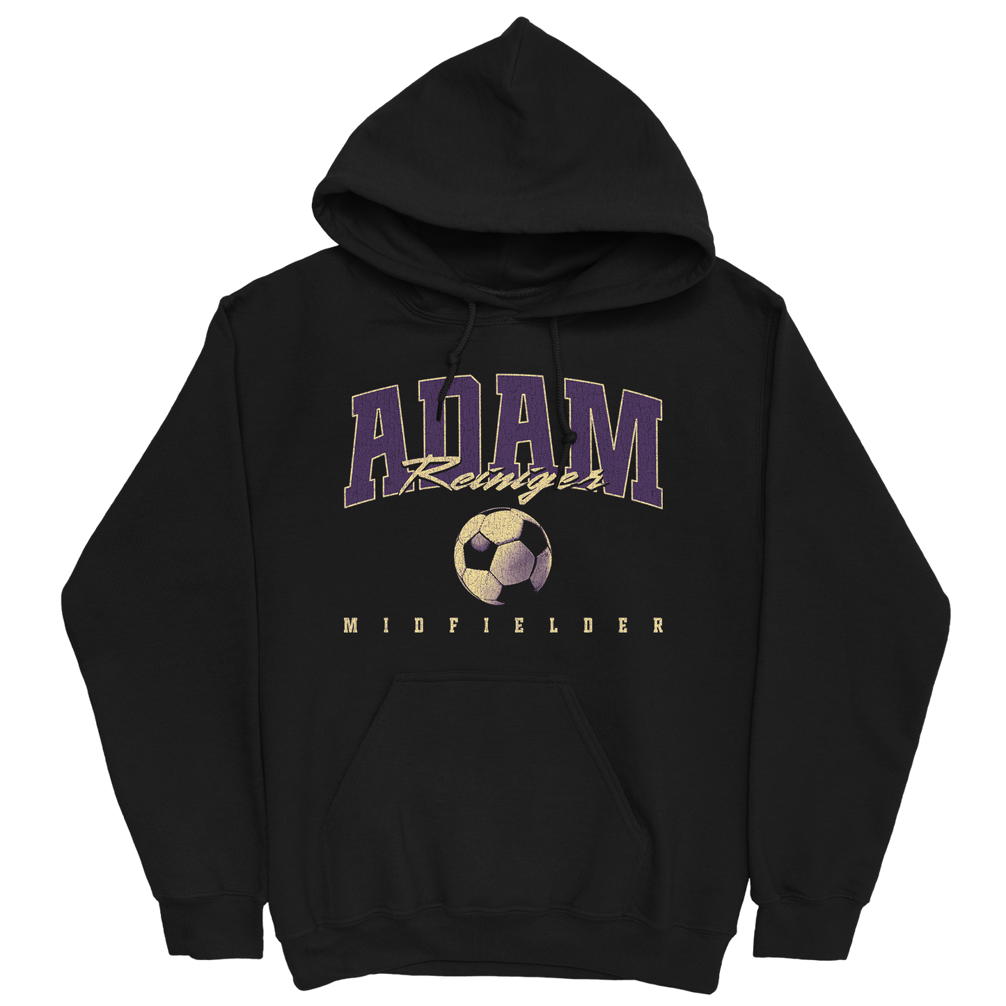 ADAM REINIGER RETRO BLACK HOODIE