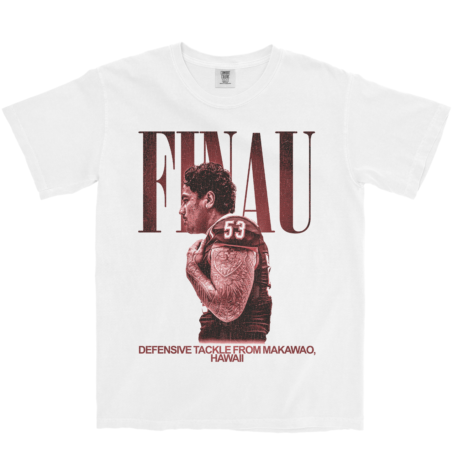 MAIKA FINAU VINTAGE WHITE TEE