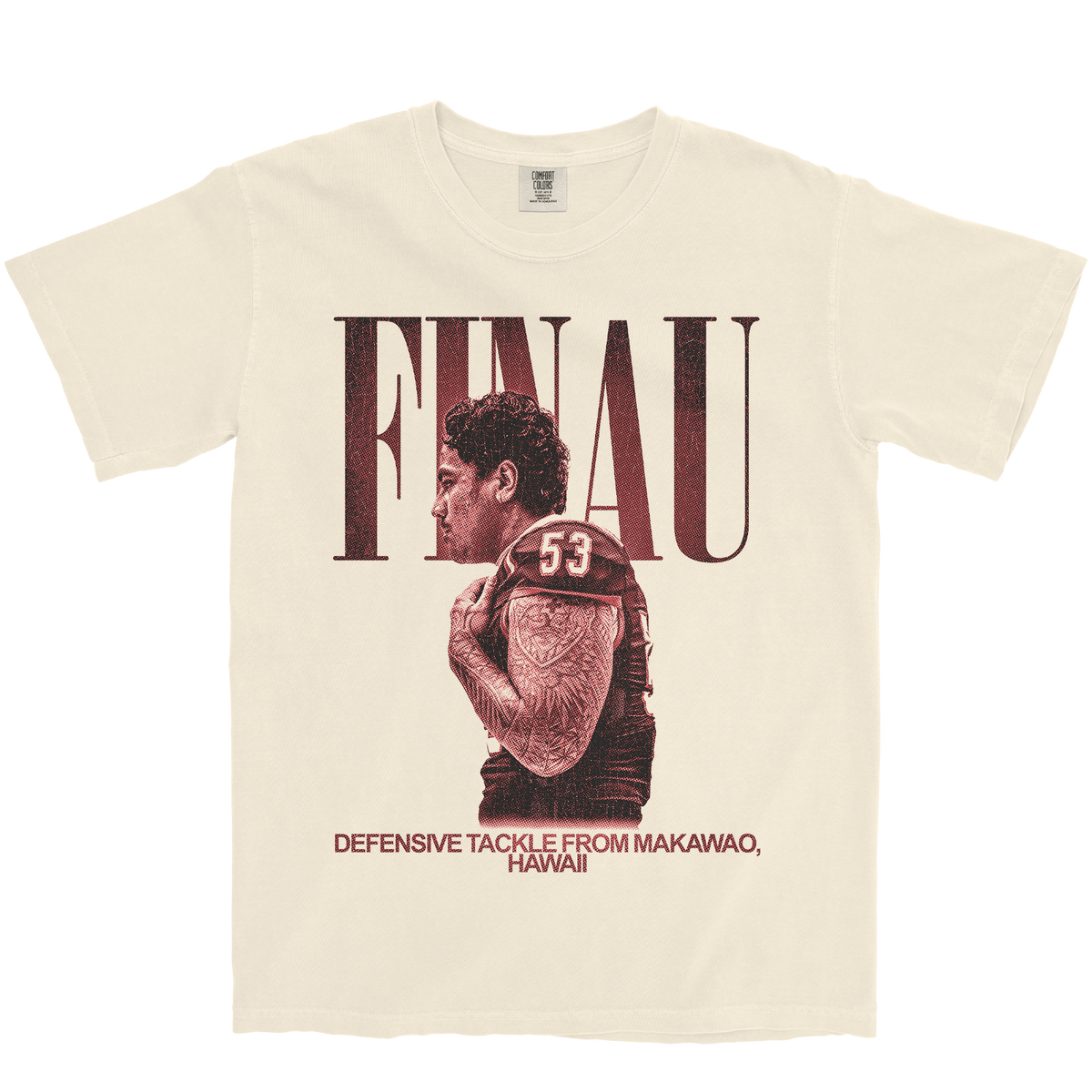 MAIKA FINAU VINTAGE IVORY TEE