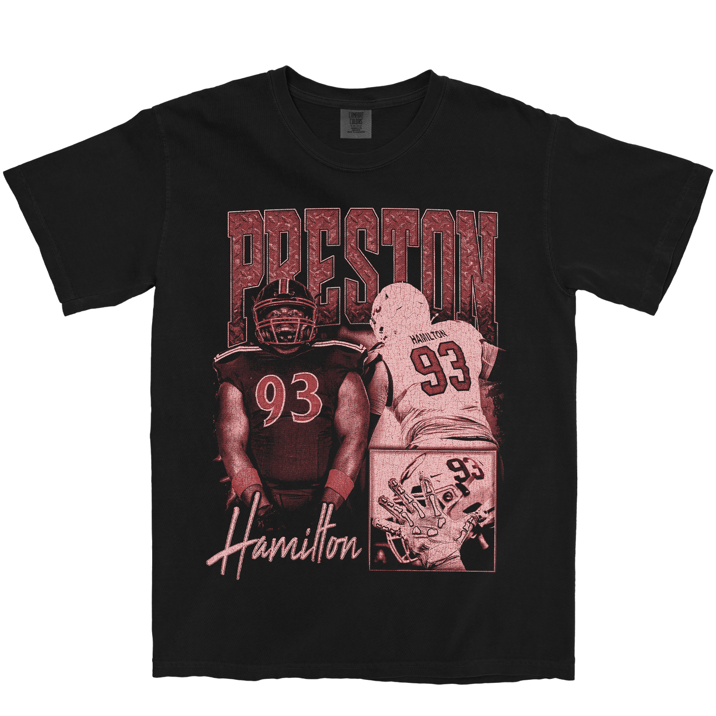 PRESTON HAMILTON GRAPHIC BLACK TEE