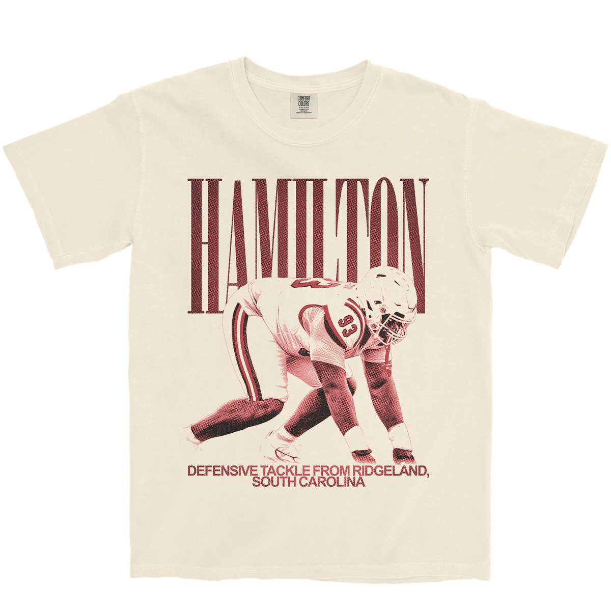 PRESTON HAMILTON VINTAGE IVORY TEE