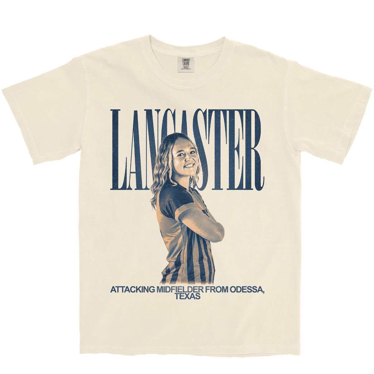 HAYLEE LANCASTER VINTAGE IVORY TEE
