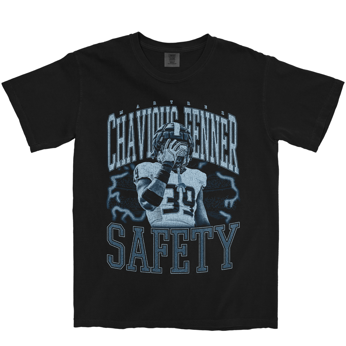 MARTREZ CHAVIOUS-FENNER VINTAGE BLACK TEE