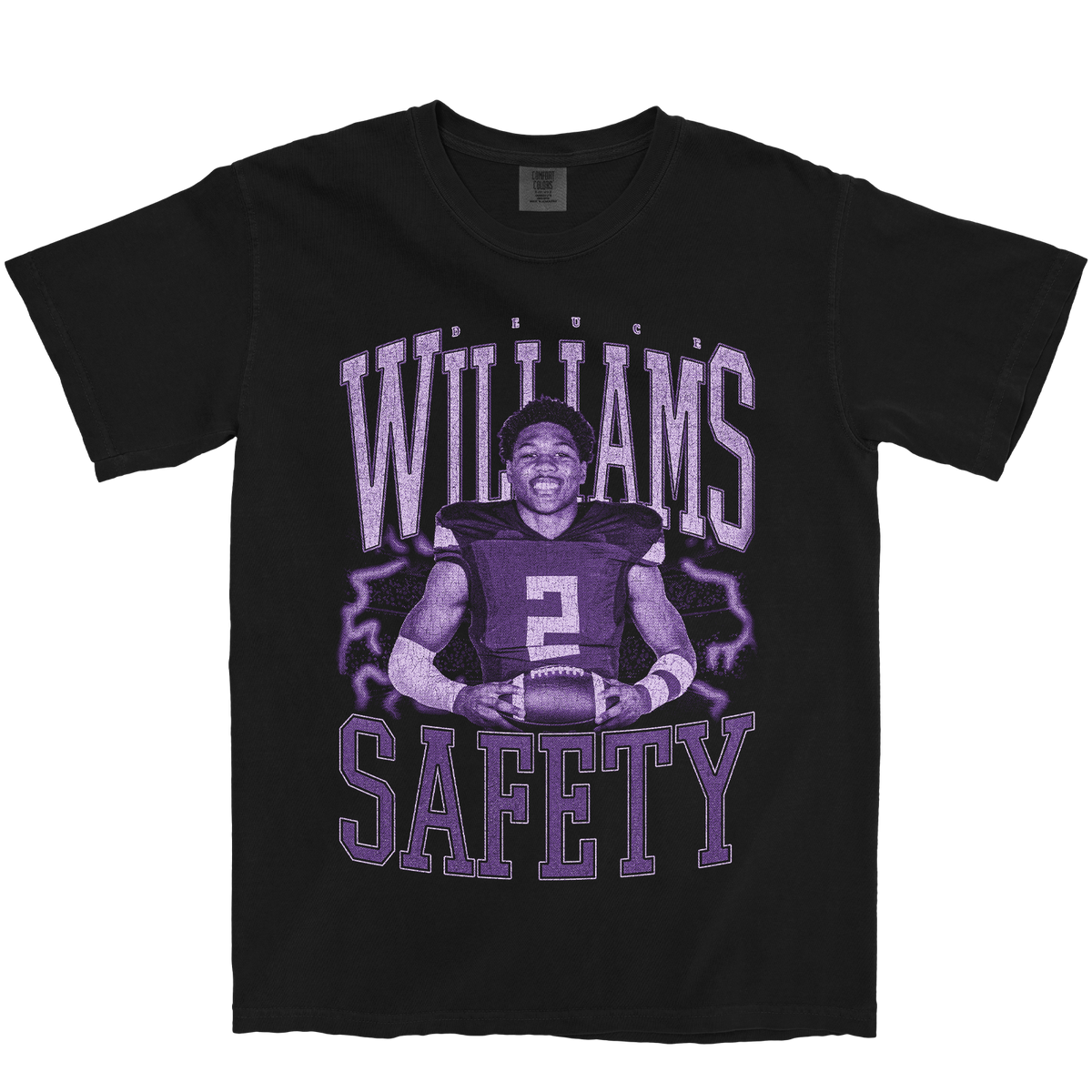 DEUCE WILLIAMS VINTAGE BLACK TEE