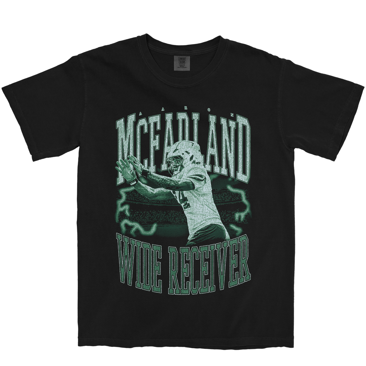 AARON MCFARLAND VINTAGE BLACK TEE