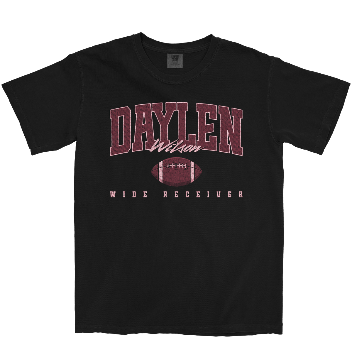 DAYLEN WILSON RETRO BLACK TEE