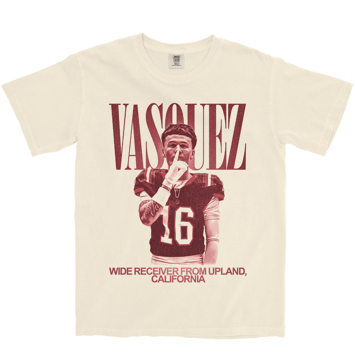 ELIJAH VASQUEZ VINTAGE IVORY TEE