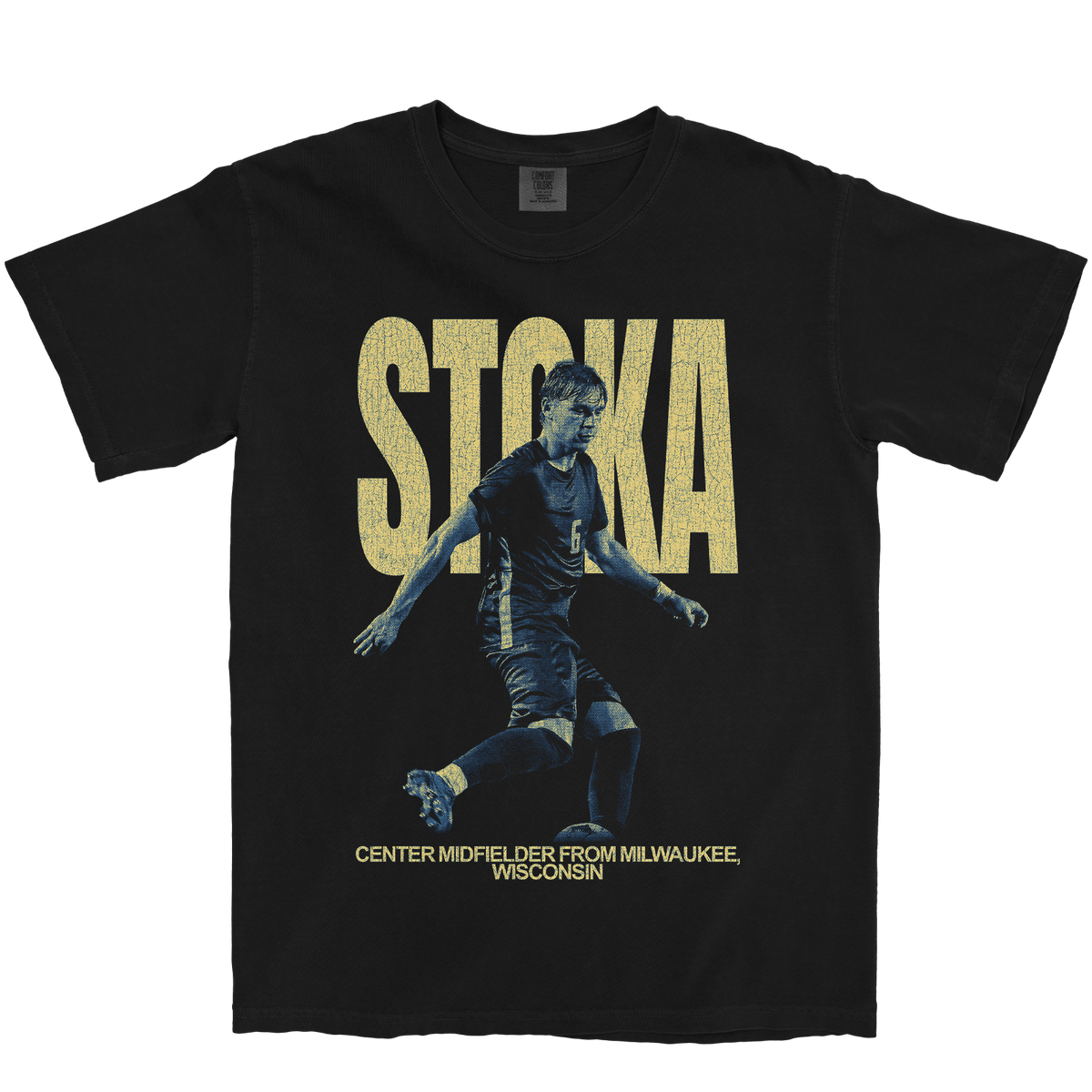 MATEO STOKA VINTAGE BLACK TEE