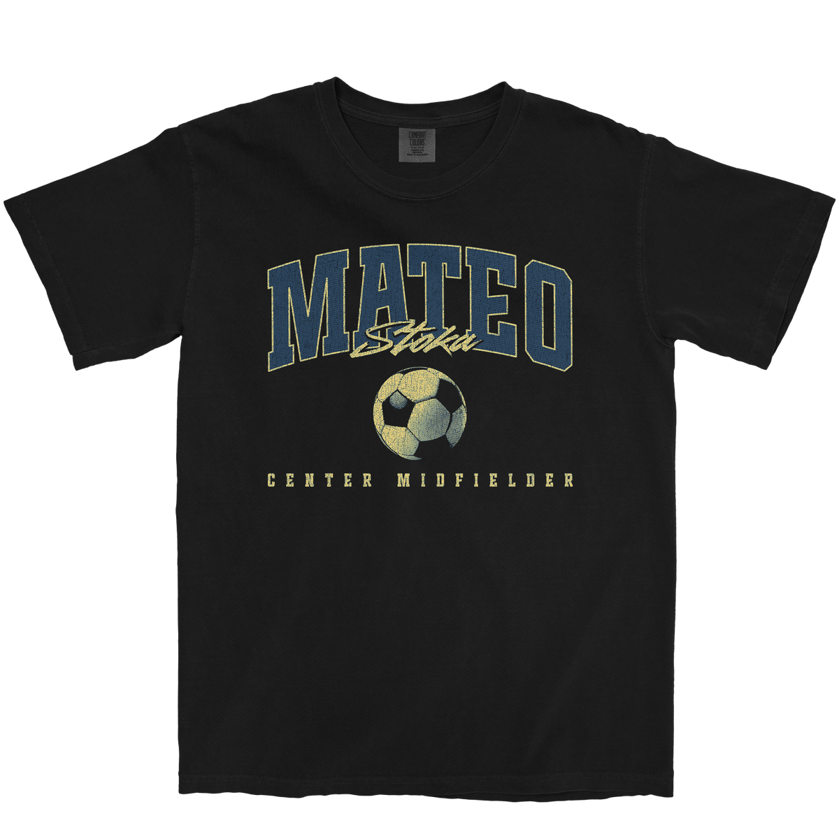 MATEO STOKA RETRO BLACK TEE