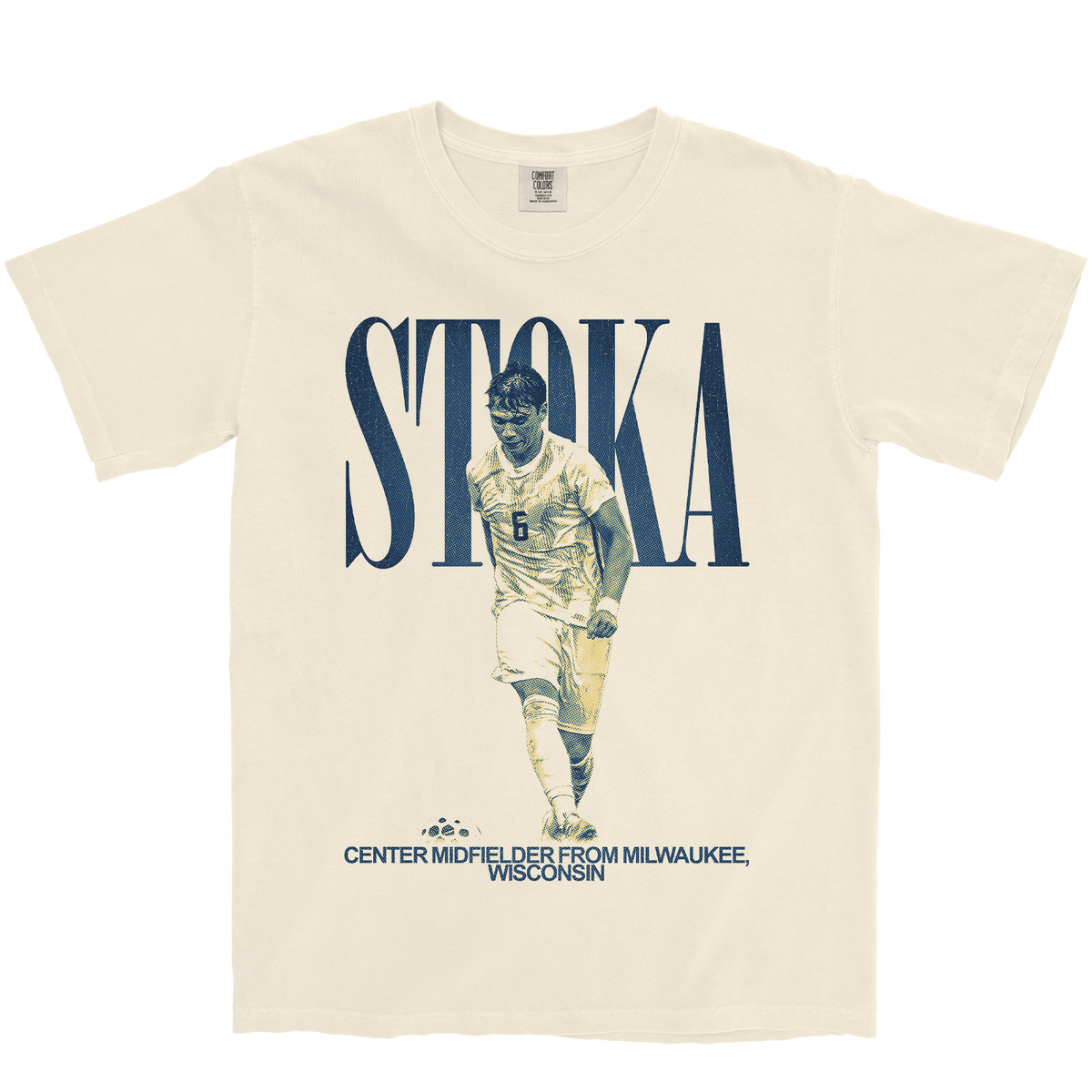 MATEO STOKA VINTAGE IVORY TEE