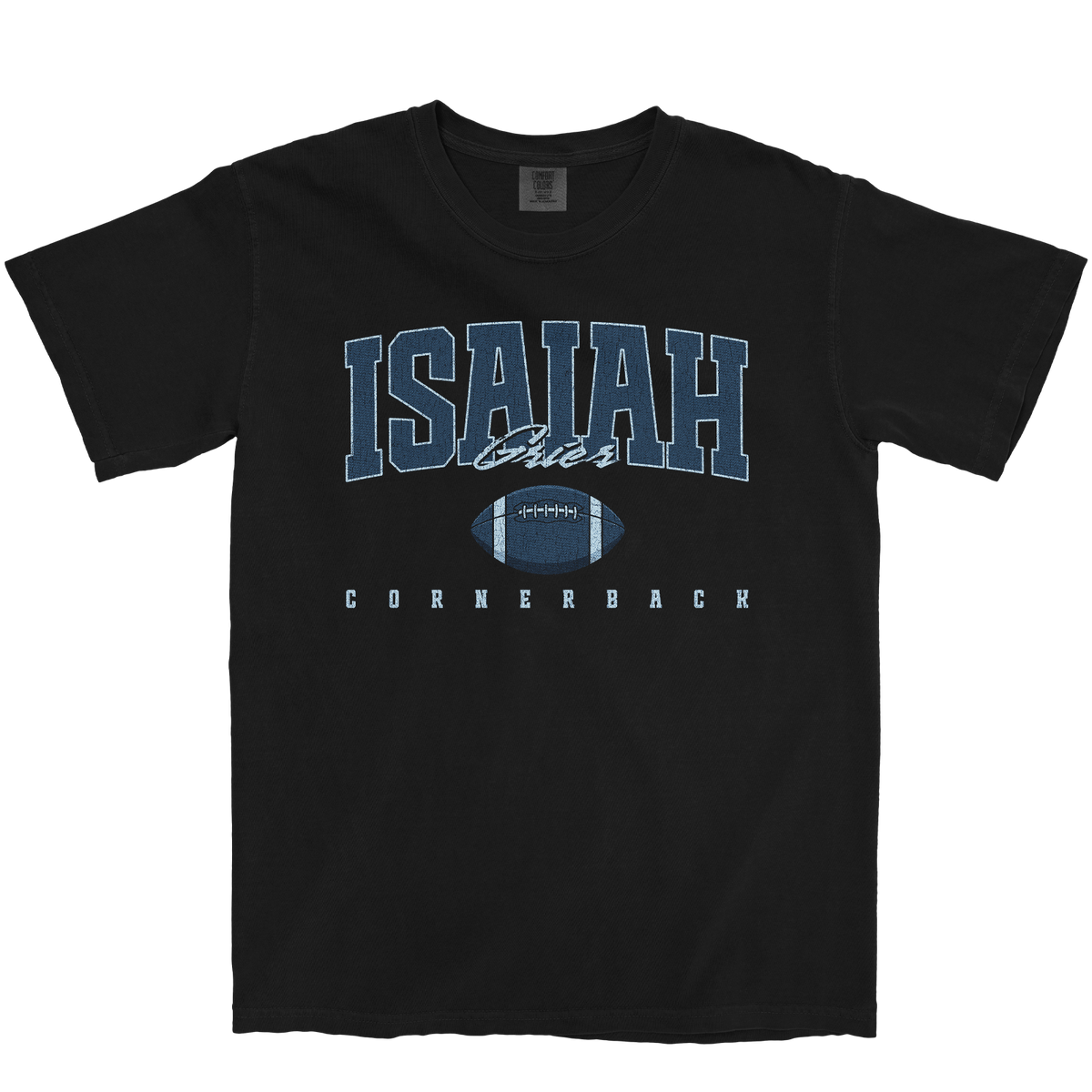 ISAIAH GRIER RETRO BLACK TEE