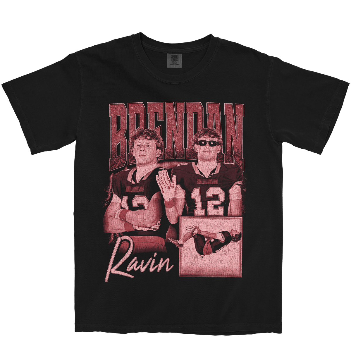 BRENDAN RAVIN GRAPHIC BLACK TEE