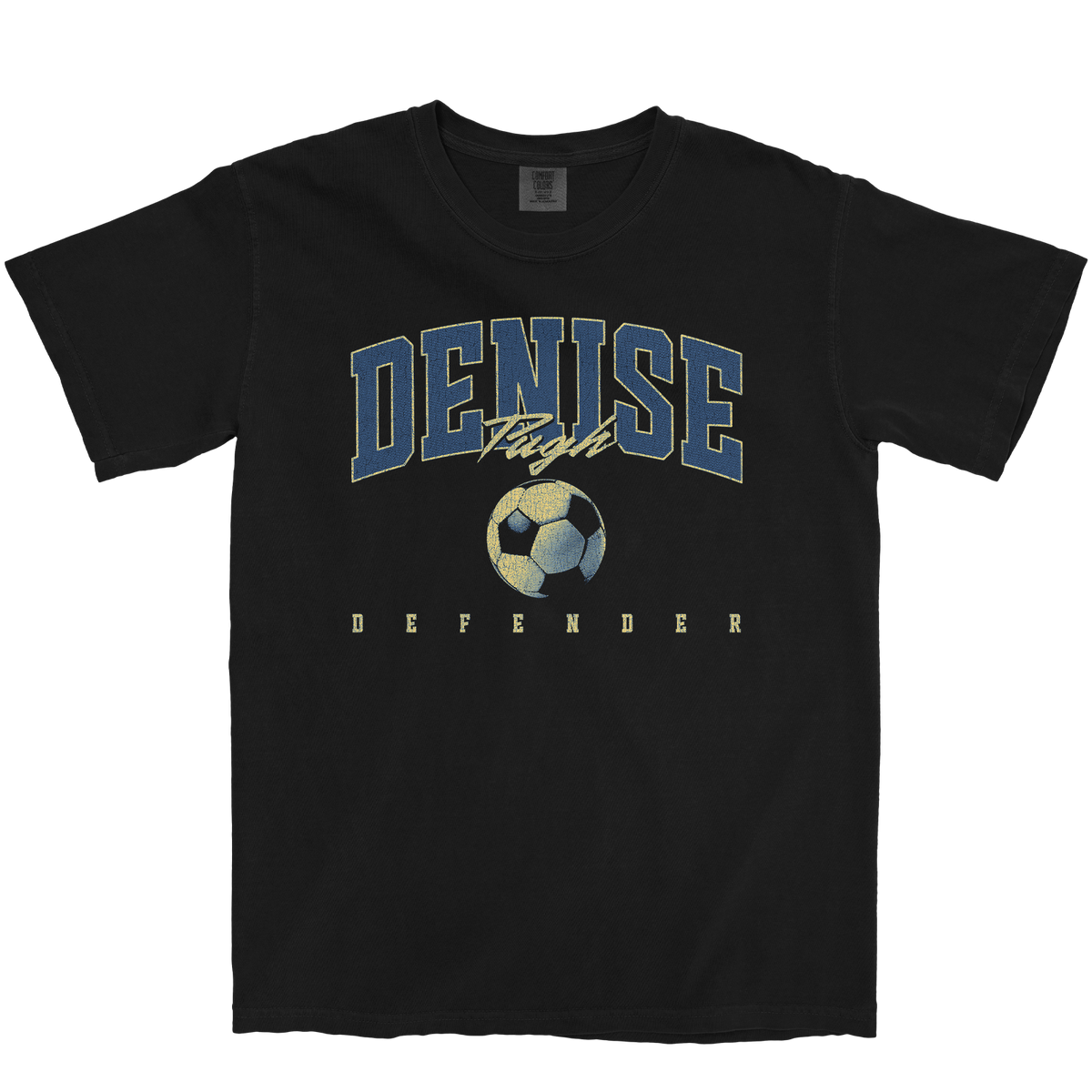 DENISE PUGH RETRO BLACK TEE