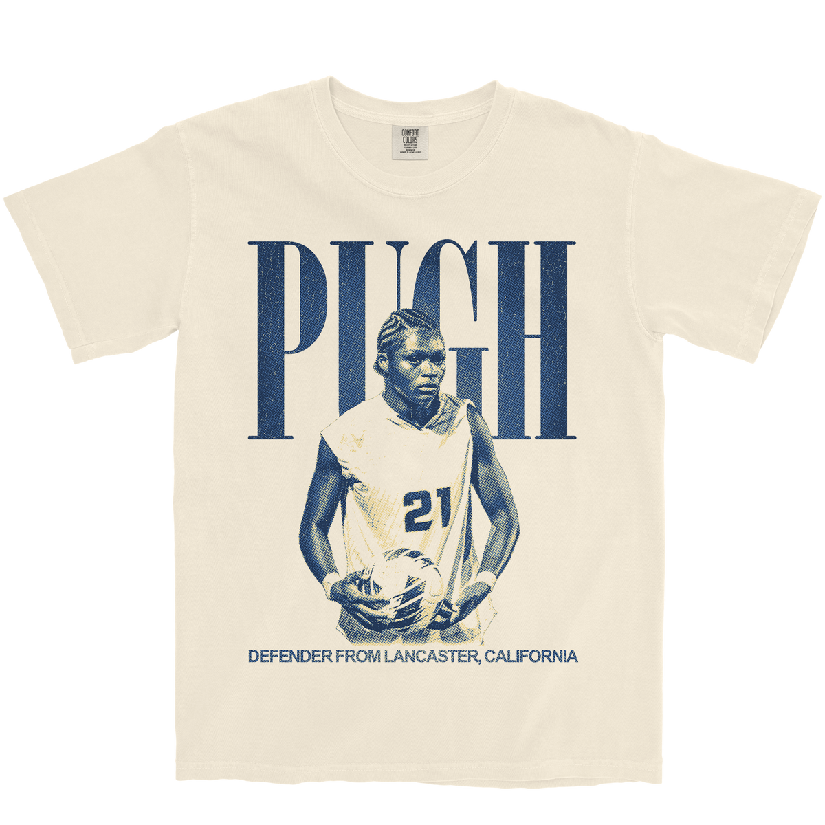 DENISE PUGH VINTAGE IVORY TEE