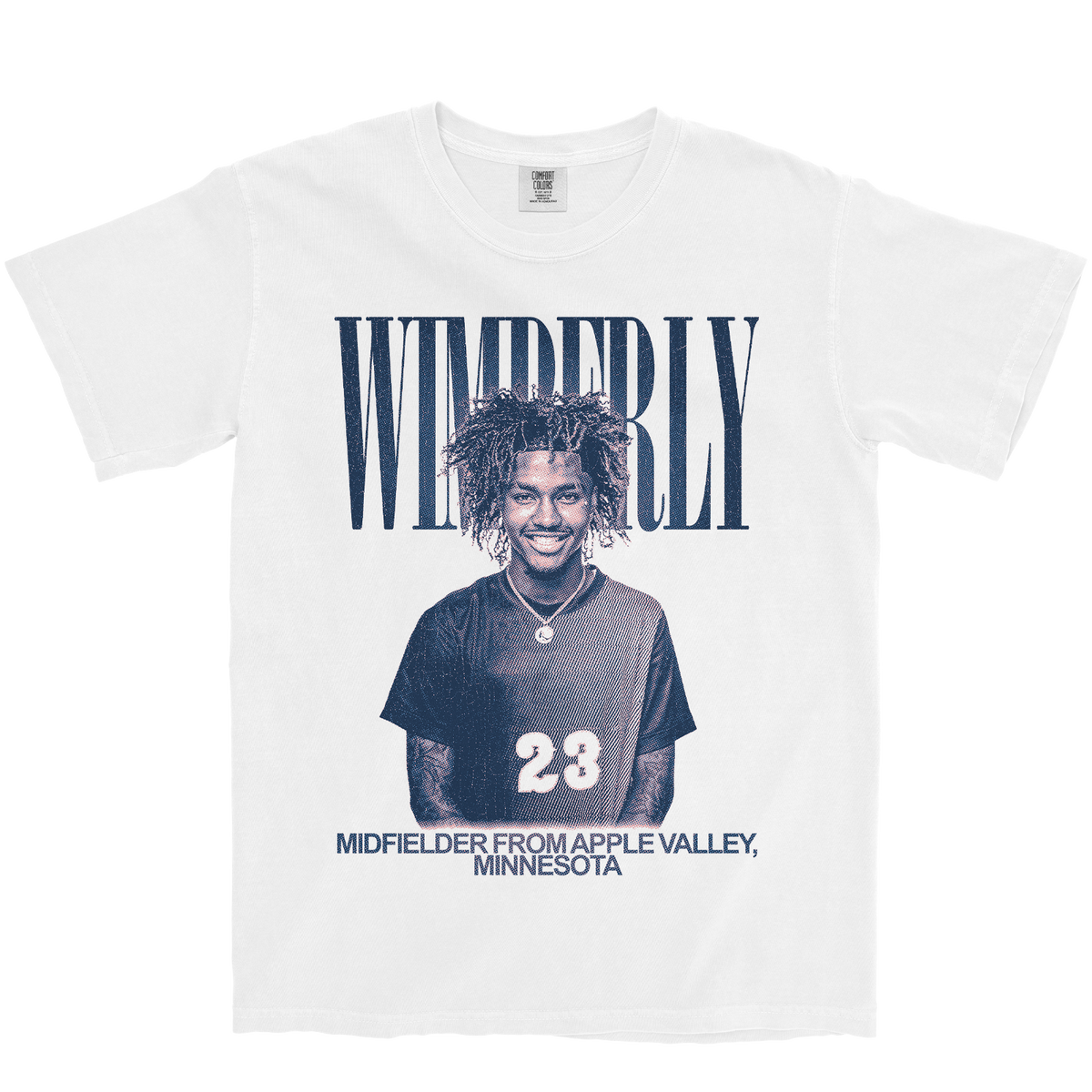 KAMRAN WIMBERLY VINTAGE WHITE TEE
