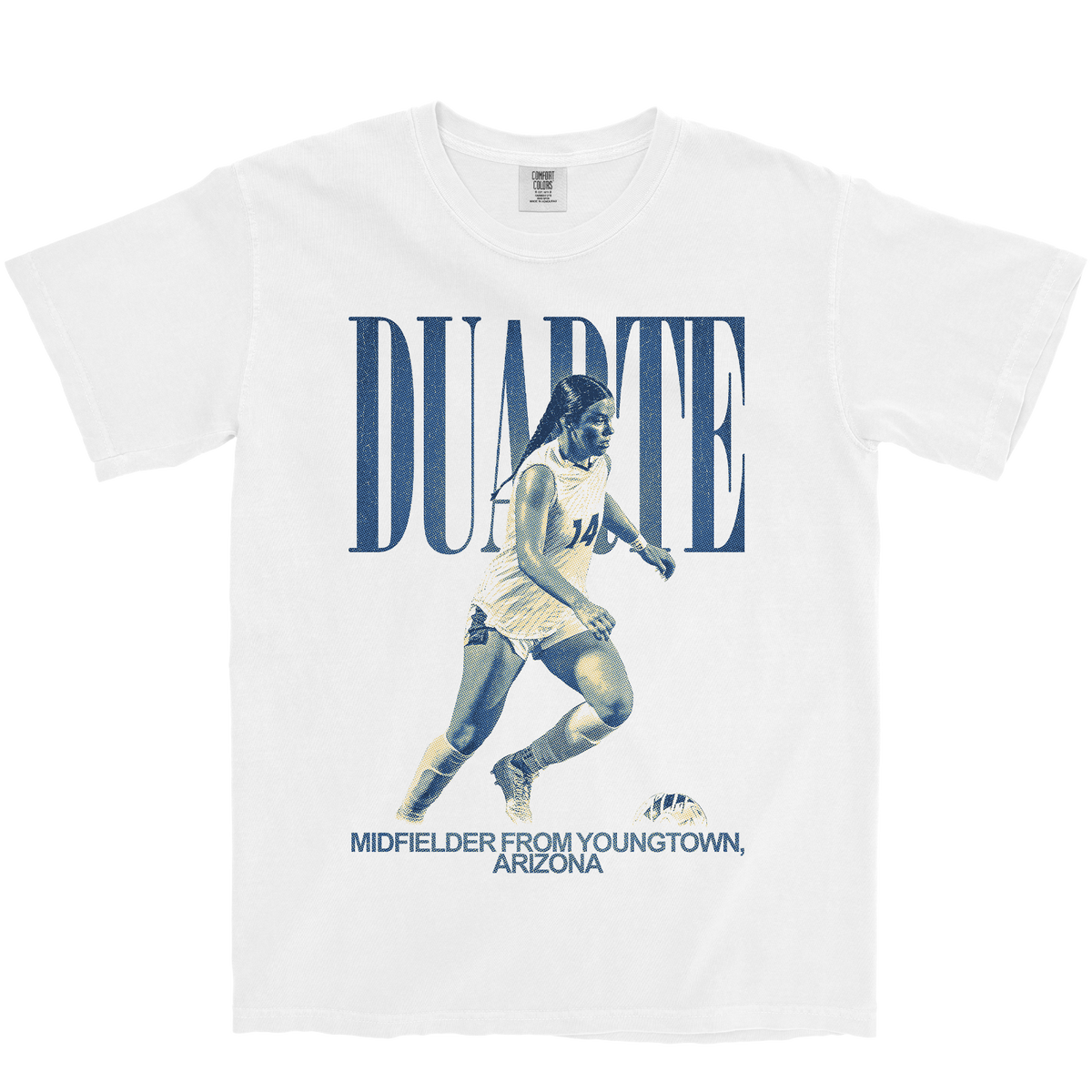 LESLIE DUARTE VINTAGE WHITE TEE
