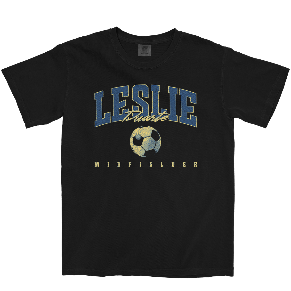 LESLIE DUARTE RETRO BLACK TEE